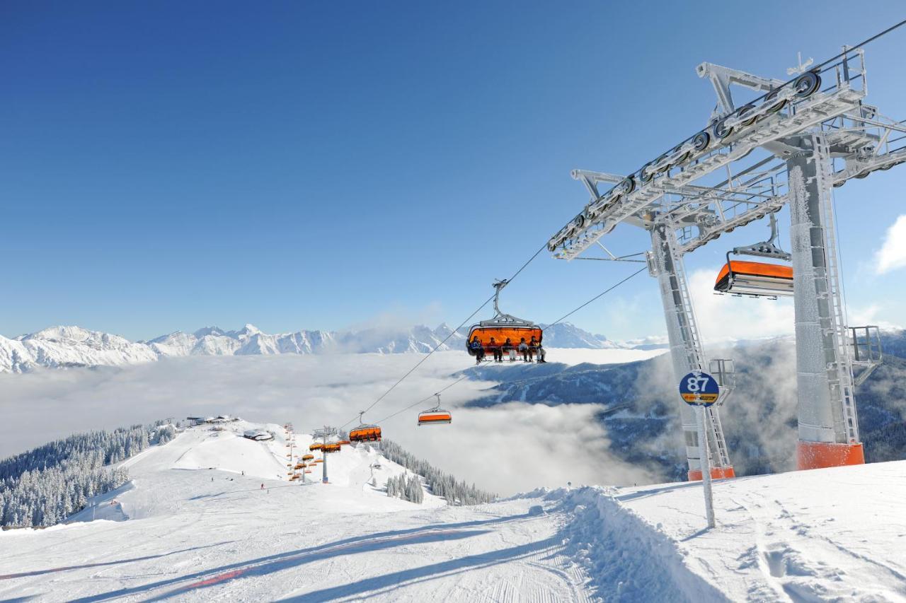Ferienwohnung Stoeckl Leogang Esterno foto